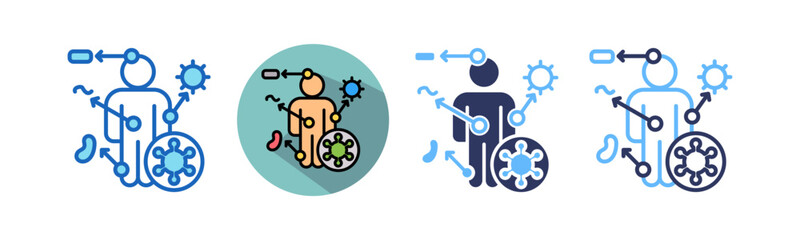 Autoimmune Reaction multistyle icon