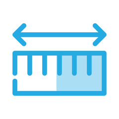 Ruler icon design template