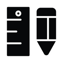 Ruler icon design template