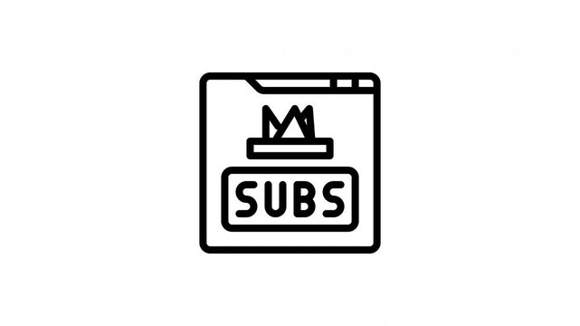 subscription animated icon