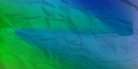 vibrant gradient from green to blue with a wrinkled paper texture for a modern, abstract background. Ideal for design, branding, or digital content seeking calm.eps10