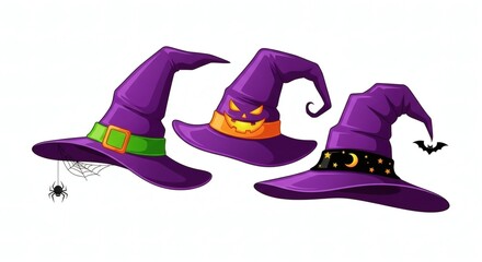 Vector illustration of a hat halloween