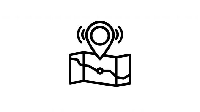 location animated icon