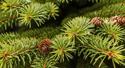 Close up of pine needles