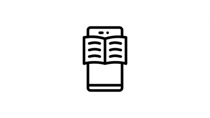e reader animated icon