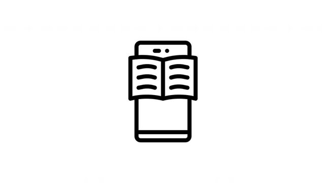 e reader animated icon