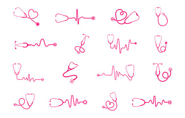 Heartbeat stethoscope svg, Stethoscope silhouette, Heart stethoscope svg, Stethoscope svg, Stethoscope icon, Heart stethoscope silhouette, Heartbeat stethoscope vector. 