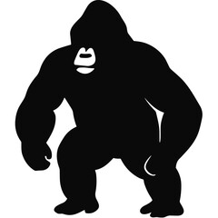 Obraz premium gorilla silhouette