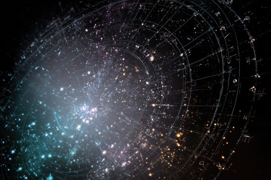 Premium Cosmic Moon Phases and Astrology Constellations for Modern Spiritual Marketing and Social Media Inspiring Cosmic Harmony and Mystical Connection