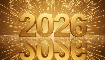Happy New Year 2026 background
