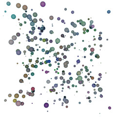 Pastel Spheres Abstract