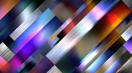 Abstract Geometric Pattern With Diagonal Lines