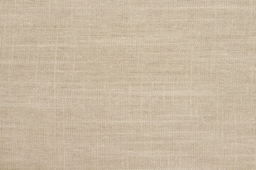 Brown linen fabric texture background, seamless pattern of natural textile.