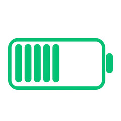 Green Battery Icon | Full Charge Power Level Display, eco 