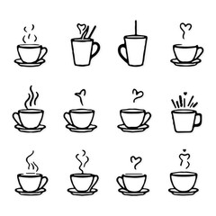 tea bundle vector icon desgine