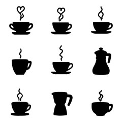 tea bundle vector icon desgine