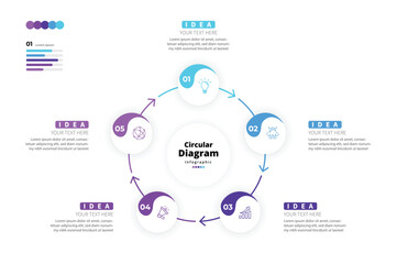Modern infographic design
