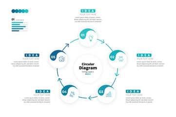 Modern infographic design