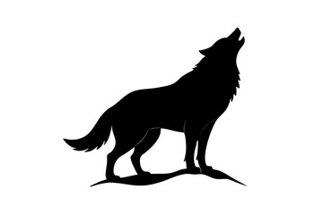 black dog vector