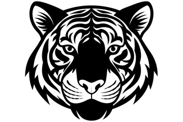 tiger head vector