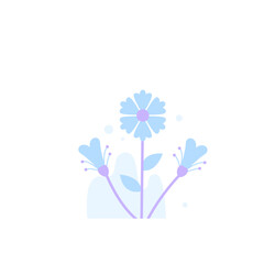 Vintage Botanical Flower Graphic