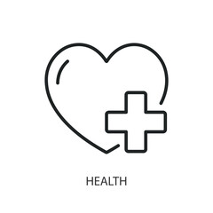 Health thin line vector icons.