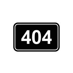 404 error page not found graphic symbol represents missing web content digital information error isolated on white background