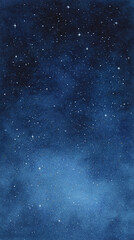 Fototapeta premium A Serene Celestial Canvas: Exploring the Infinite Wonders of the Night Sky Filled with Twinkling Stars and Cosmic Beauty