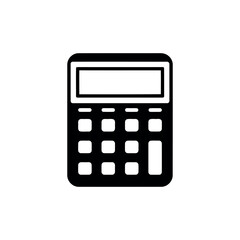 Single Calculator Icon - Minimal Business Vector Design