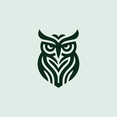 Fototapeta premium Guardian Owl Logo