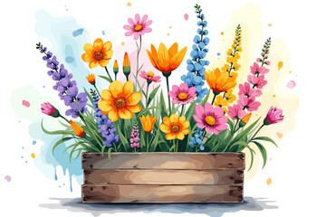 set of easter banners