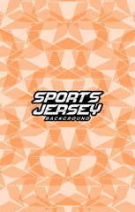 Orange abstract pattern line background for jersey design