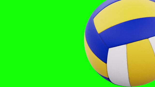 Volleyball Scene Transition &mdash; Isolated 4K 60FPS Sports Overlay