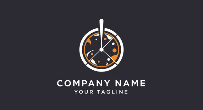 Creative Clock and Spoon Logo Design for a Food or Restaurant Business.