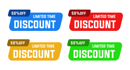 A collection of signs that say discounts on the bottom