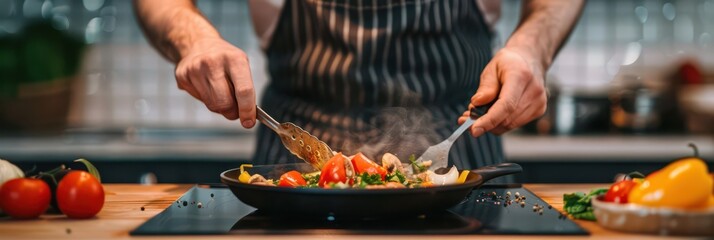 Celebrating national men make dinner day with a delicious homemade meal