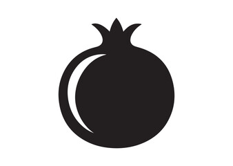 Pomegranate icon, Pomegranate vector