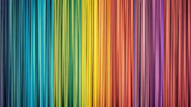 Vibrant vertical stripes form abstract visual patterns