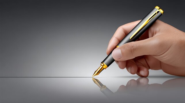 Person writing with pen on paper individual diligently writes with pen on paper capturing thoughts or documenting information