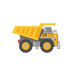 Fototapeta premium Heavy-duty dump truck vehicle