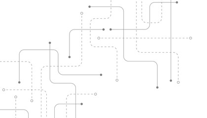 Abstract background with technology circuit board texture. Modern electronic motherboard texture. Creative idea for internet technology. Tech concept for header, web banner, website, presentation.