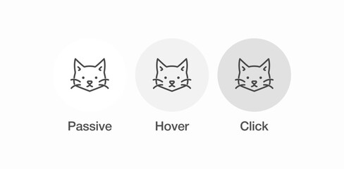 cartoon cat face icon sign vector