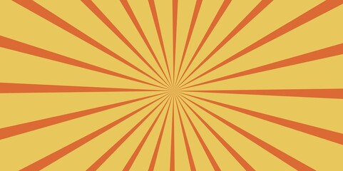 orange sunburst background