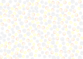 パステルカラーの水玉模様の背景