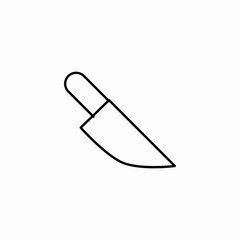 kitchen utility knife icon sign vector