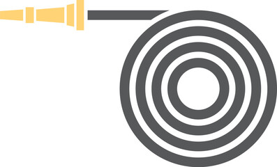 black and white target Shows a black-and-white target design. Full-frame composition, gray tone. Abstract style,