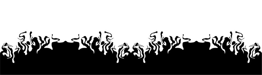 Border Abstrak black and white background