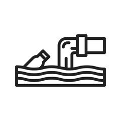 Water Pollution Icon
