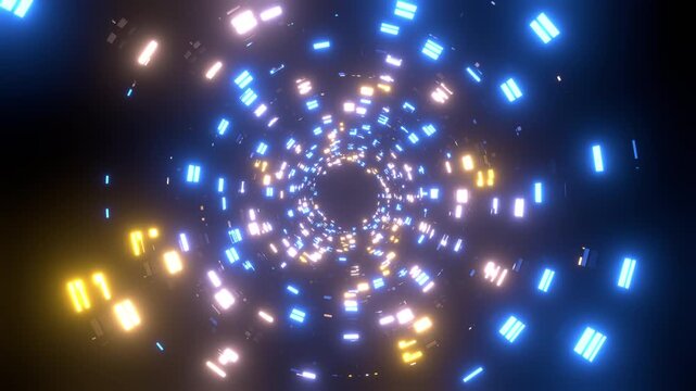 Endless VJ Loops with Neon Lines, High-Quality Music Visuals, Party Backgrounds, and Seamless Motion Graphics for DJs & Live Performances. Full HD. 4K