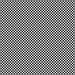 Black And White Distorted Checkered Seamless Background Pattern